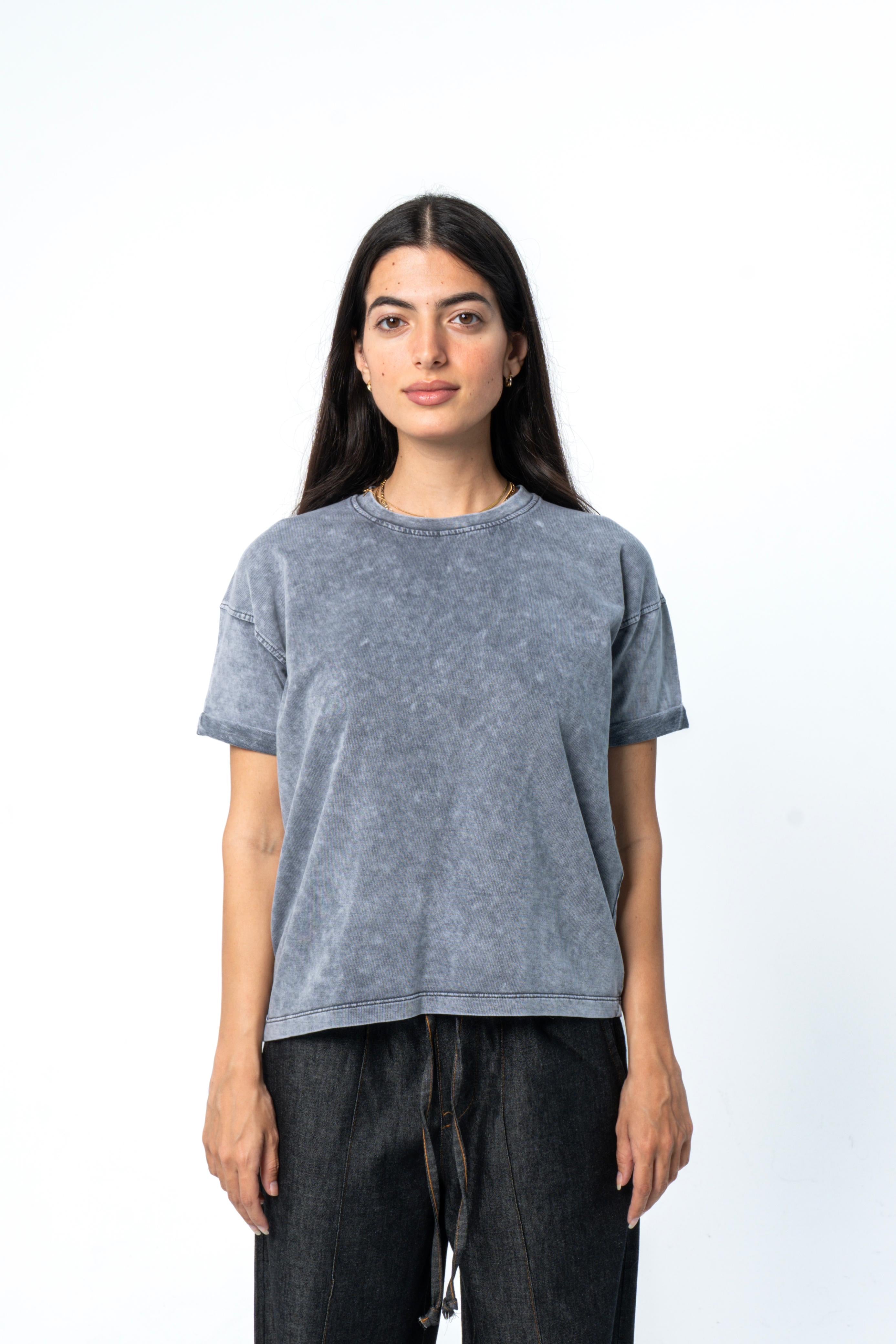 Relaxed Washed Tee - Grey