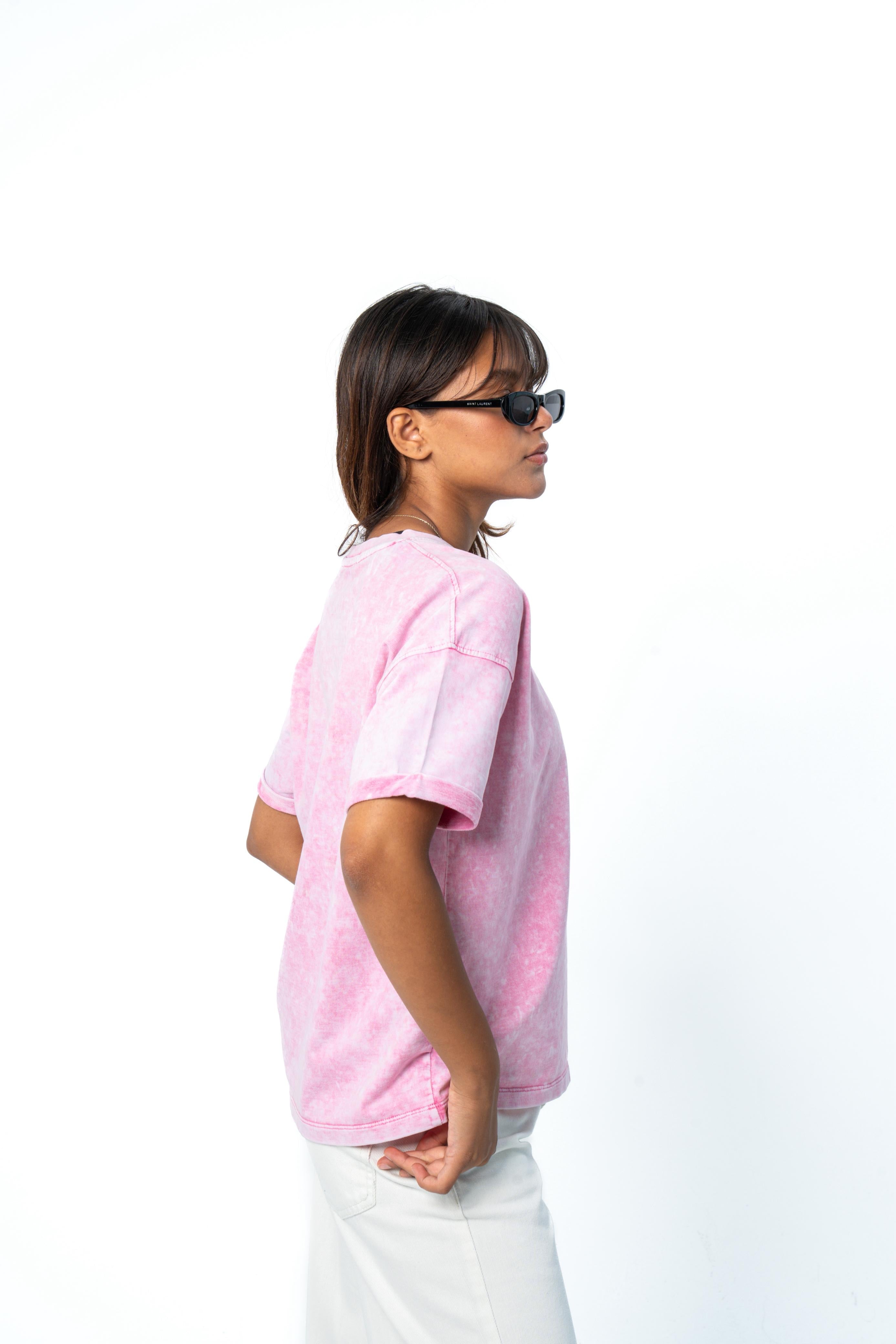 Relaxed Washed Tee - Pink