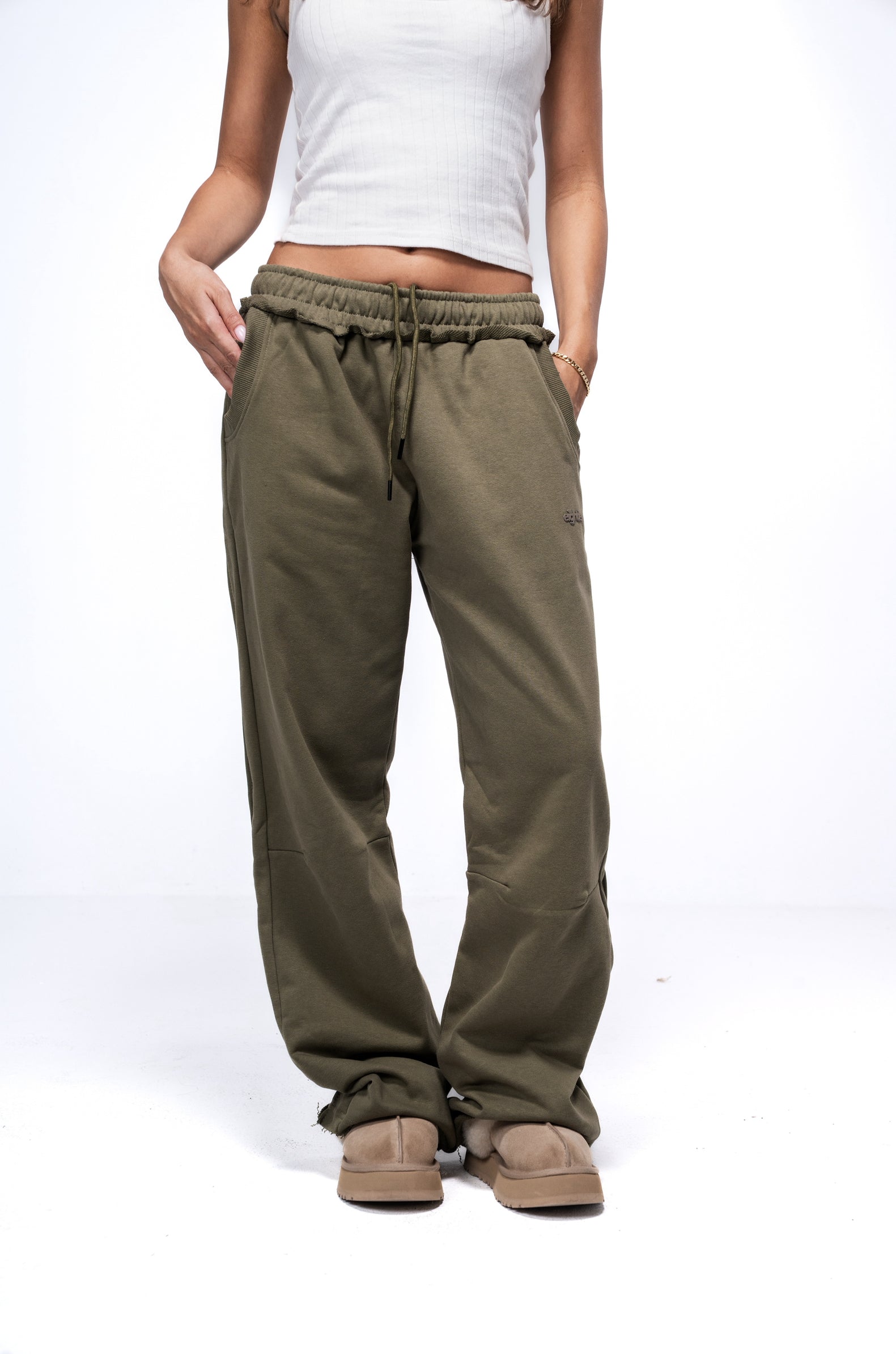 OLIVE SWEATPANTS