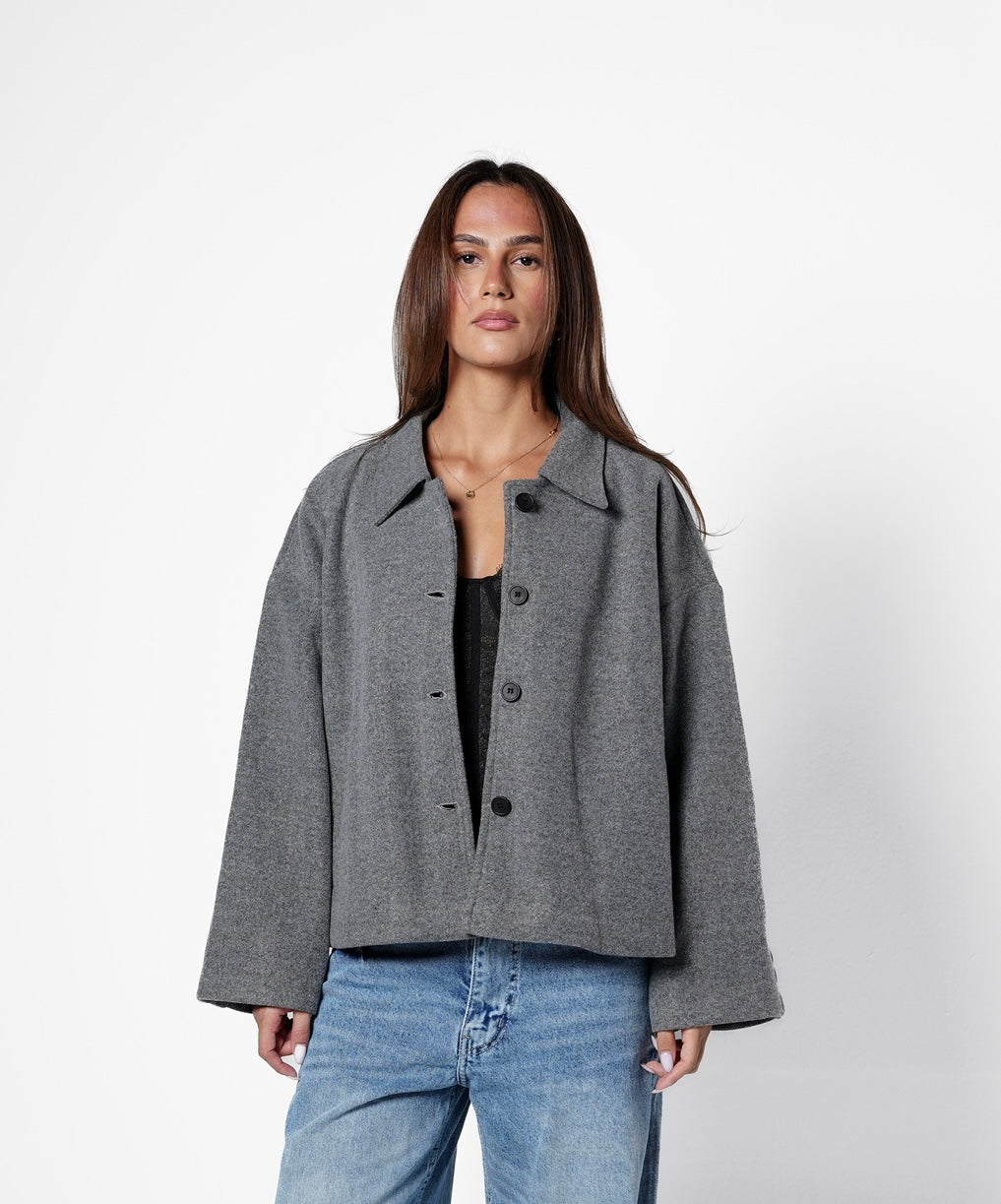 Wool jacket - grey