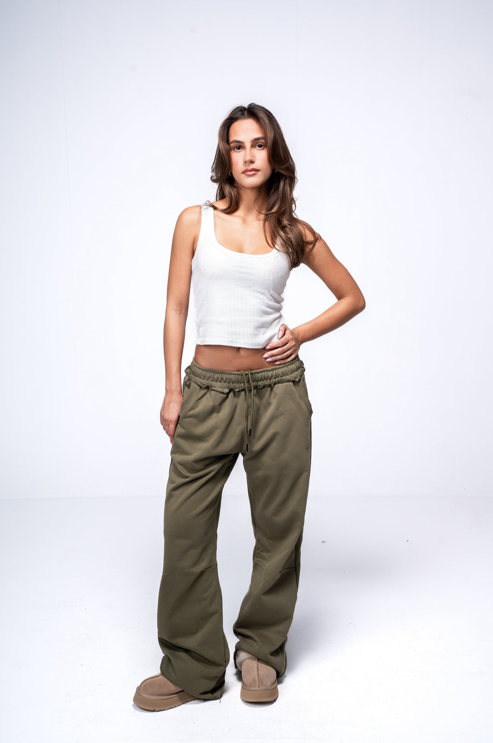 OLIVE SWEATPANTS