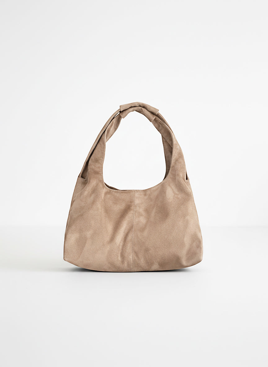 Suede Bag - beige
