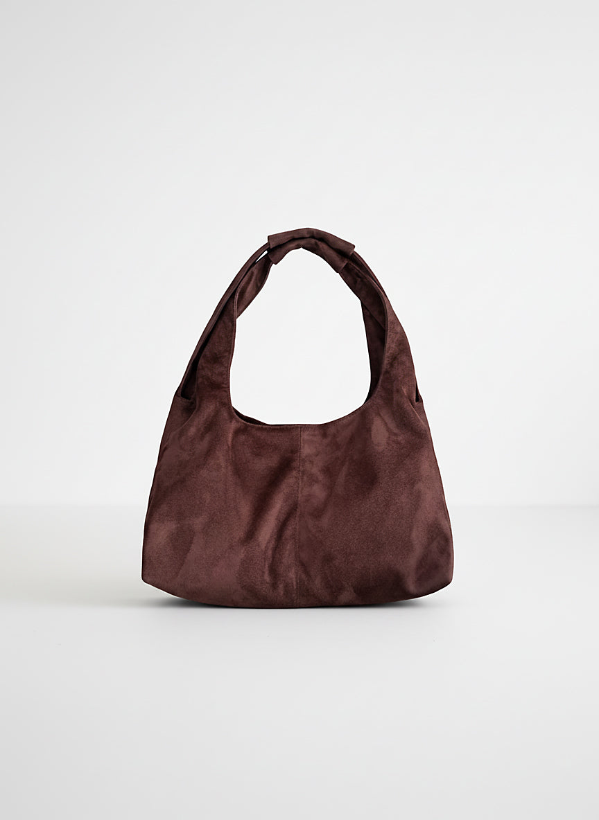 Suede Bag - brown