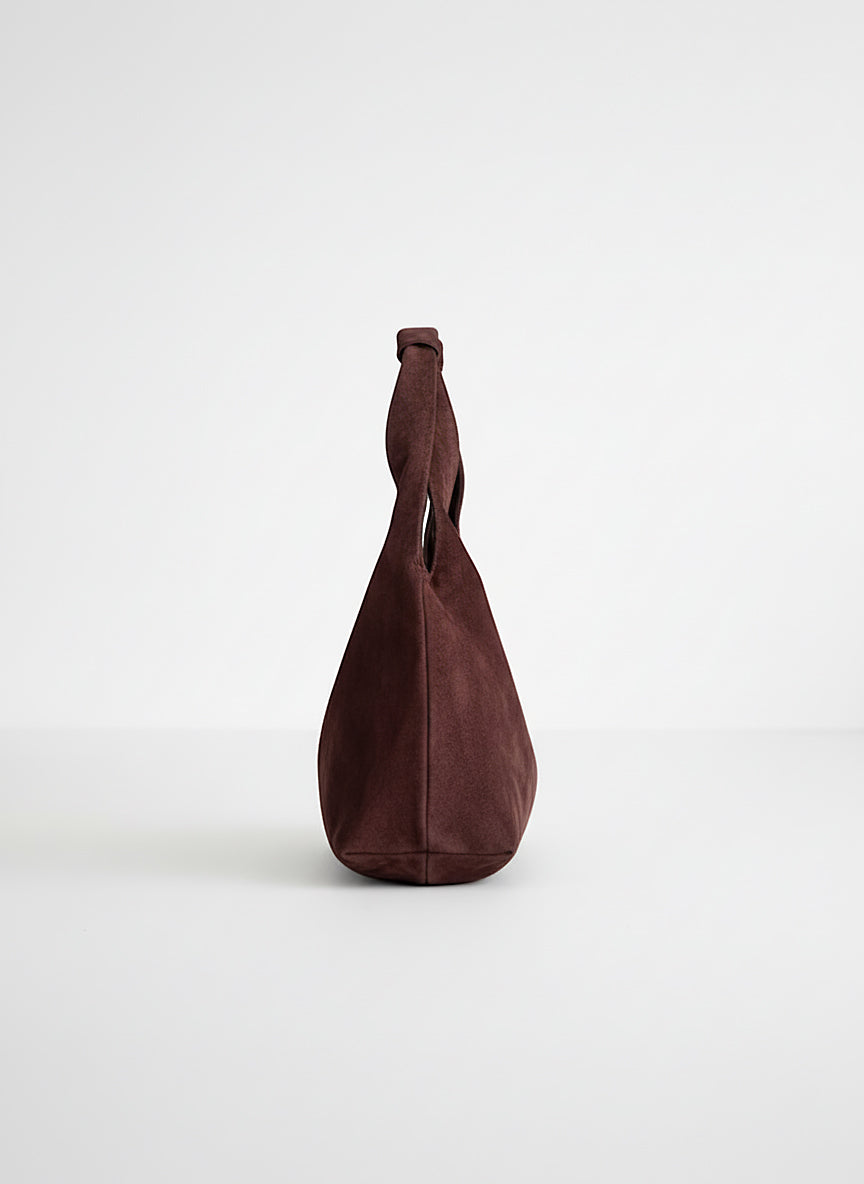 Suede Bag - brown